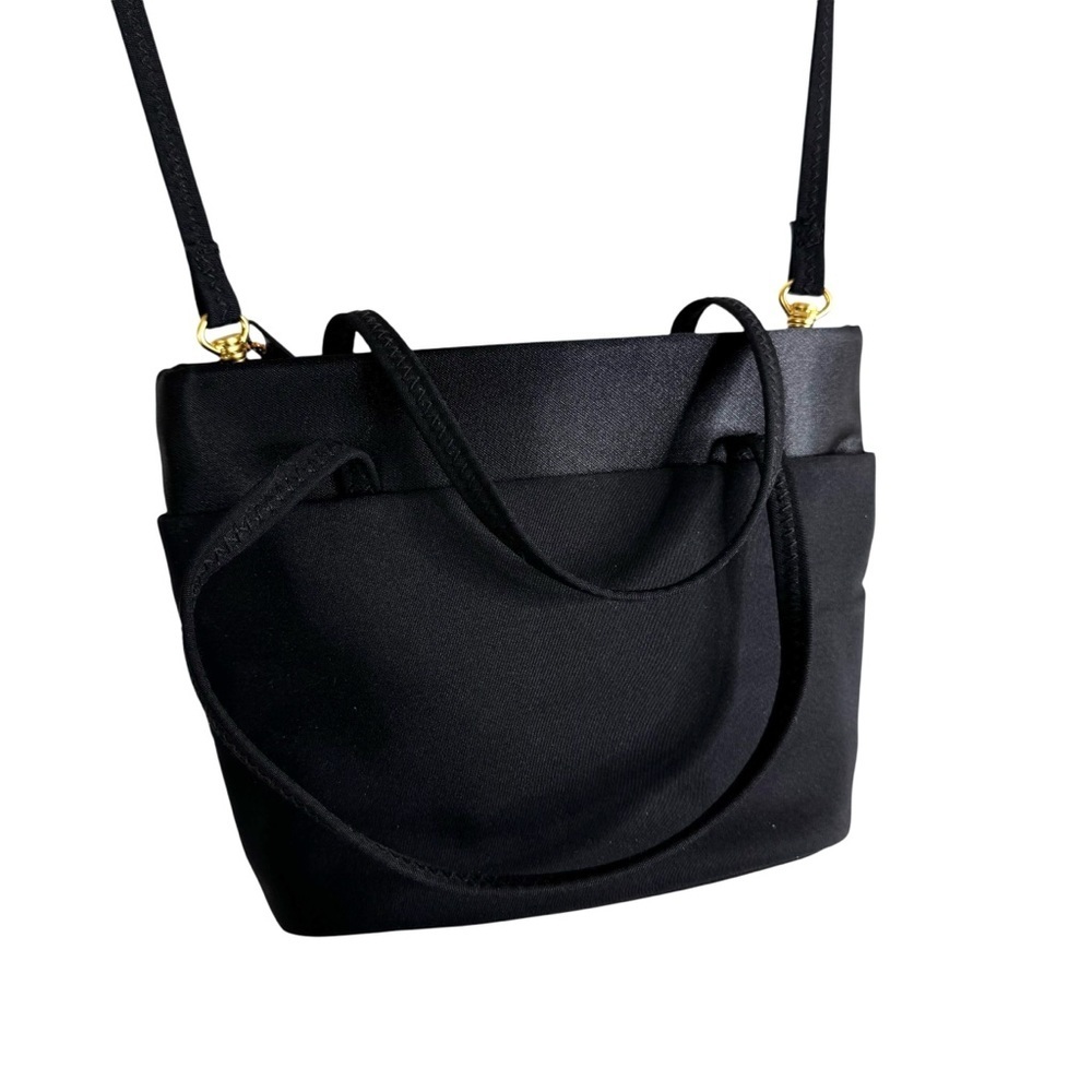 Liz Claiborne Convertible Cross Body Mini Evening Bag  Black